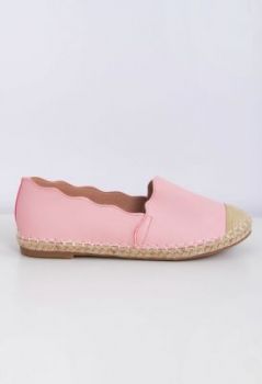 Lekkie espadryle faux skóra
