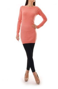 Długi sweter ciepła tunika