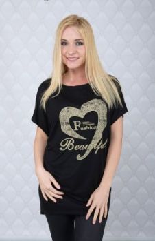 Bluzka z sercem Beautiful Fashion