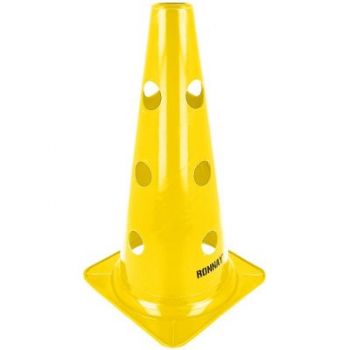 Pachołek z otworami Ronnay 30cm żółty