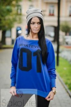 Bluza sportowa z nadrukiem z przodu