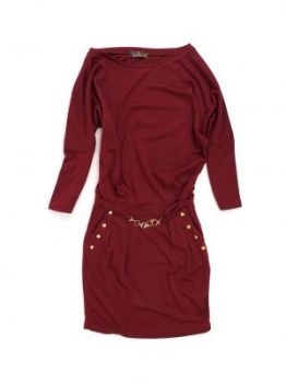 Sukienka złoty pasek