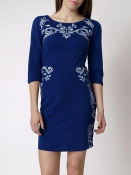 -30% SALE Elegancka sukienka z ornamentem