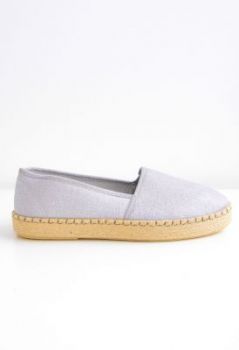 Espadryle slip-ony połyskliwe