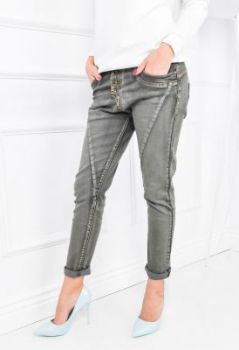 Spodnie jeans rurki biodrówki