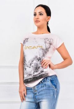 T-shirt damski nadruk dream