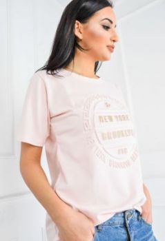 Bluzka oversize nadruk New York