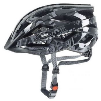Kask rowerowy Uvex Air Wing Junior srebrno-czarny