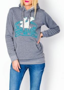 Ocieplana bluza nadruk z reniferem