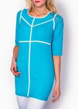 SUPER SALE Tunika mini sukienka lamówka