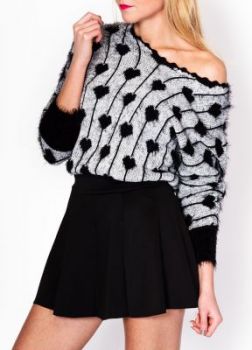 Bombka rozkloszowana neon spódnica