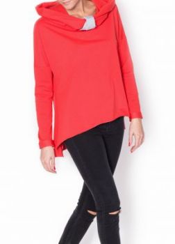 Oversize bluza duży kaptur i komin