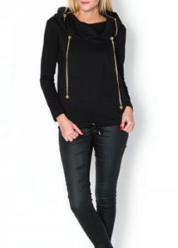 Bluza z kapturem złoty łańcuszek