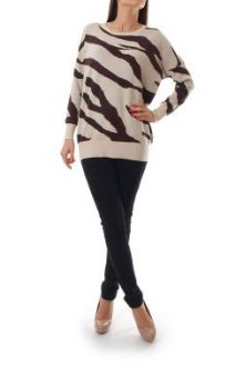 -30% SAKE Kardigan sweter motyw zebry