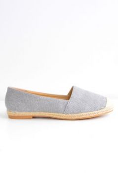 Espadryle płócienne szare