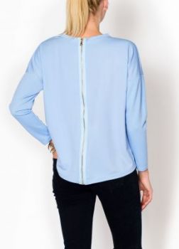 Bluzka oversize zamek na plecach