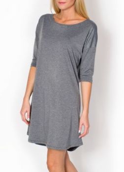 Tunika sukienka oversize rękaw 3/4