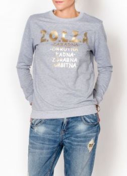 Bluza ZOŁZA złote napisy
