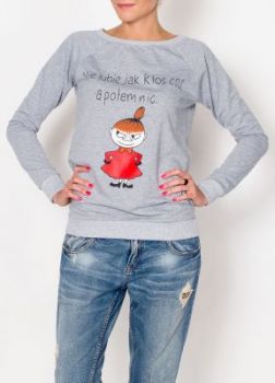 Bluza Mała Mi szara