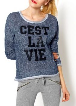 Bluza melanżowa casual