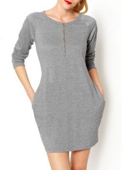 Sukienka bombka z kieszeniami