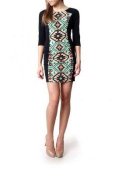 Modna sukienka ateckie wzory