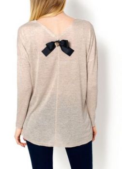 Bluza oversize kokardka