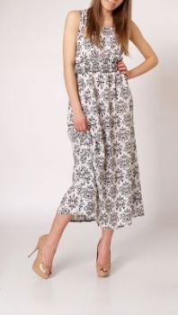 -50% SALE Maxi długa sukeinka wzory retro
