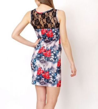 SUPER SALE Kwiaty floral koronka sukienka
