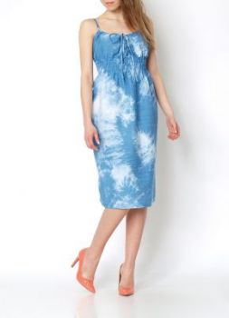 -20% SALE Jeansowa cieniowana sukienka