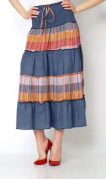 -20% SALE Sukienka maxi spódnica jeansowa