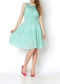 -20% SALE Rozkoszowana sukienka ażur midi