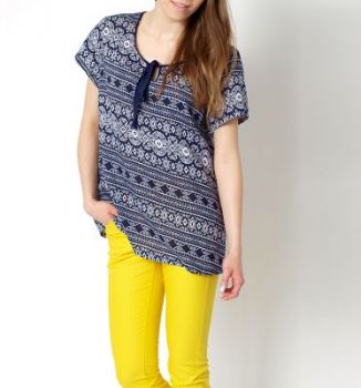 SUPER SALE Azteckie wzory lekka bluzka
