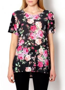 Bluzka floral look