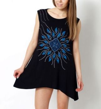 -20% SALE Szeroka rozkloszowana bluzka
