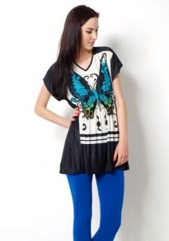-20% SALE Modna tunika bluzka motyl
