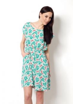 -20% SALE Kwiaty sukienka wzory kieszenie