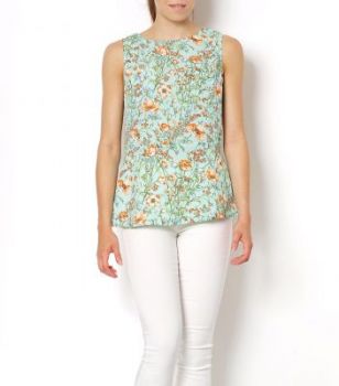 SUPER SALE Bluzka w kwiaty floral baskinka