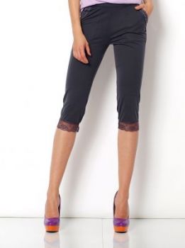 -20% SALE Spodnie rybaczki z koronką bermudy