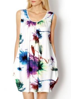 -40% SALE Letnia, kolorowa sukienka oversize