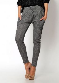 Casualowe spodnie baggy cieniowane