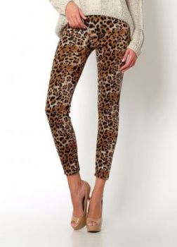-40% SALE Legginsy ocieplane panterka