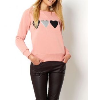 Ocieplane bluza serduszka