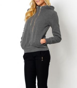 OSTATNIE SZTUKI -20% SALE Ocieplana bluza zip