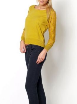 -20% SALE Bluzka ażurowy rękaw
