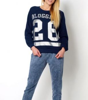 Pikowana bluza blogger