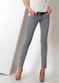 Spodnie jeans groszki