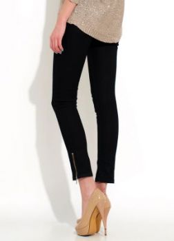 Jeans czerń zamki