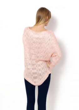 -20% SALE Sweter oversize błyszcząca nitka