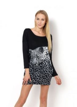Tunika oversize print pantera